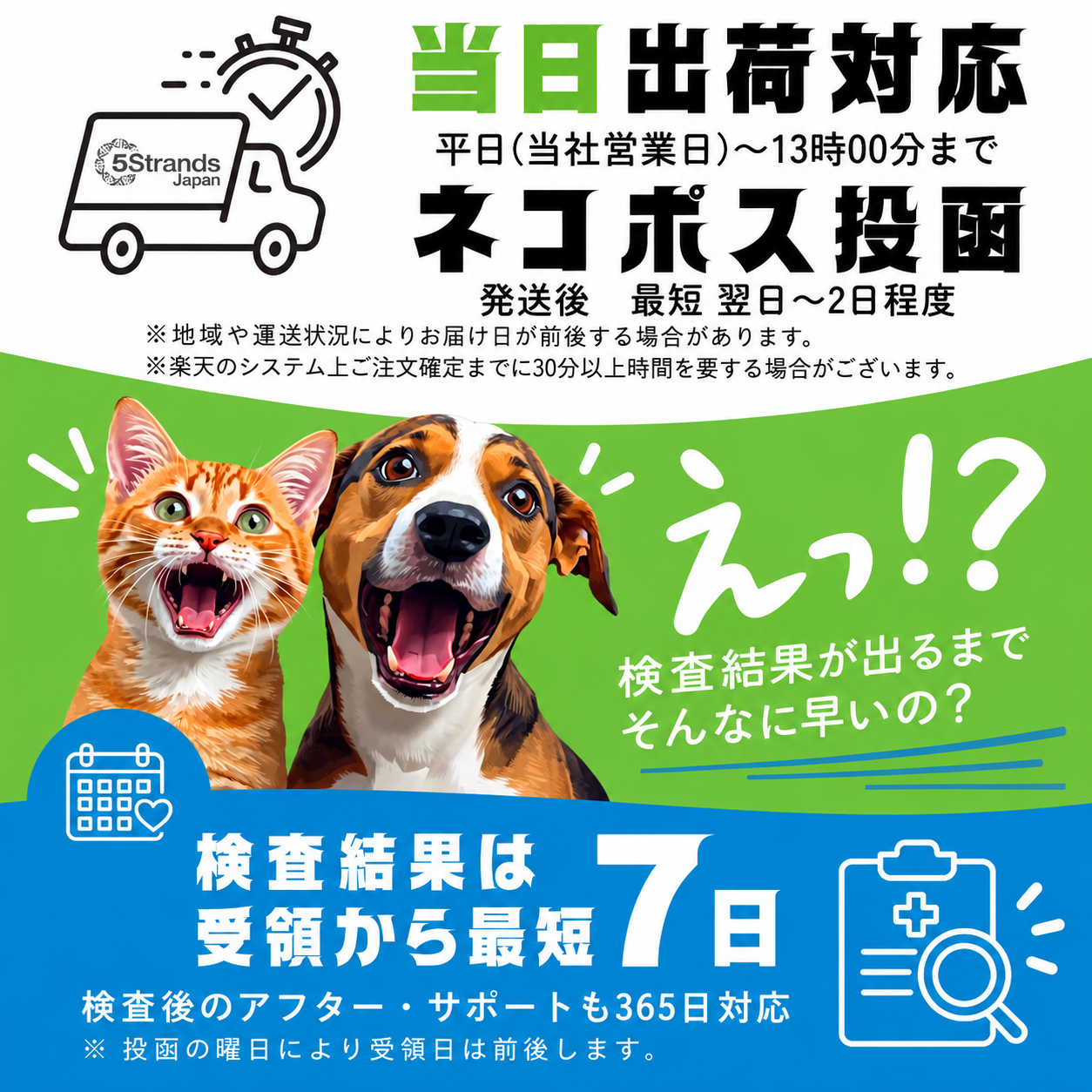 【獣医師推奨／業界最多430品目以上】犬・猫用 アレルギー／不耐性検査キット アレミッケ 1頭用