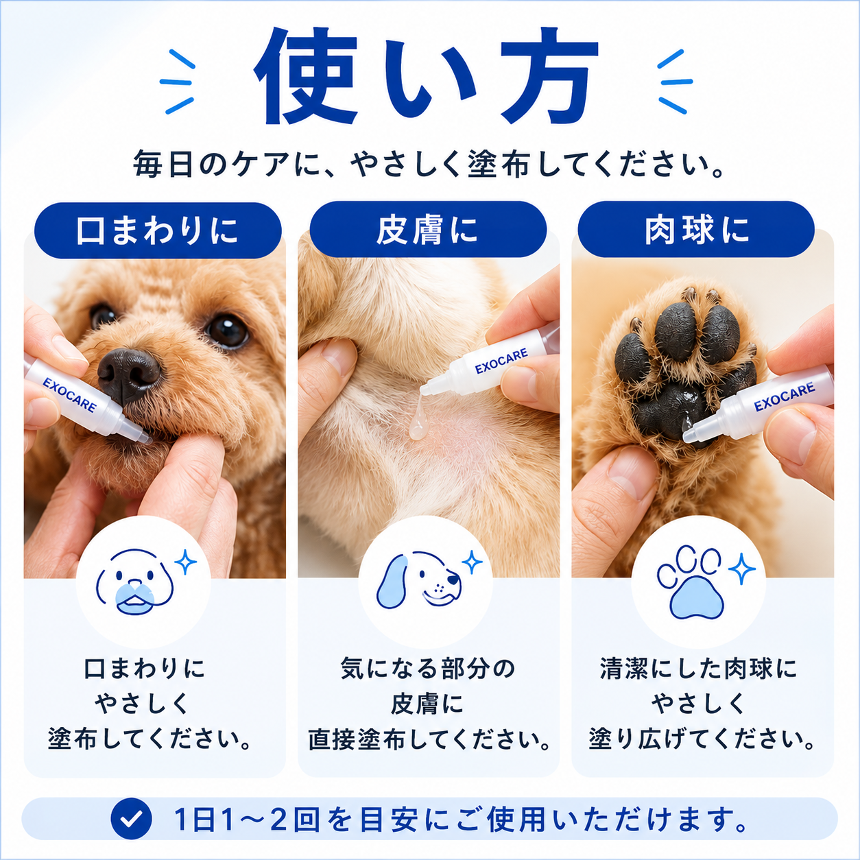 EXOCARE（エクソケア） エクソソーム配合 ペット用オールインケアジェル 50g